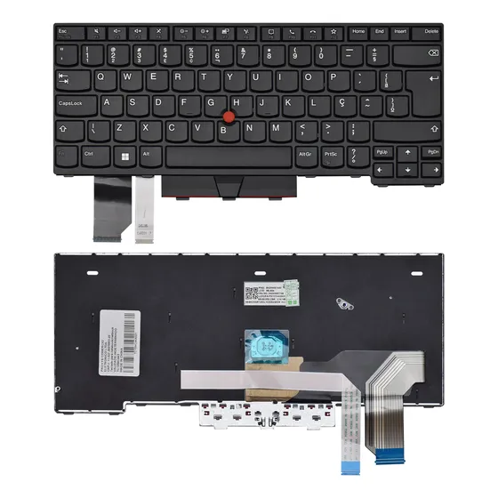 Teclado Para Notebook Lenovo Thinkpad L14 20x2006nbo Abnt2