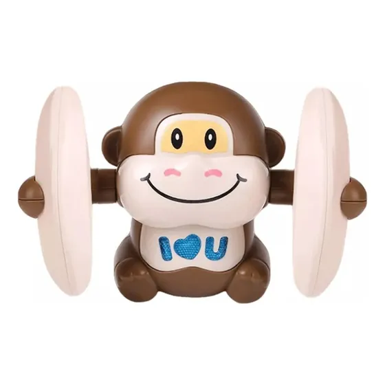 Mono Mico Bailarin Robot Luces Y Sonidos Para Niños, Gatear