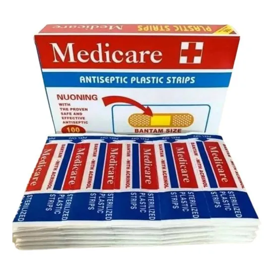 Pack 3 Cajas Curitas Adhesivas Medicare 300 Banditas