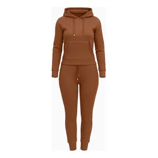 Conjunto Calça E Blusa Moletom Jogger Feminino Canguru Capuz Conjunto Calça E Blusa Moletom Jogger Feminino Canguru Capuz
