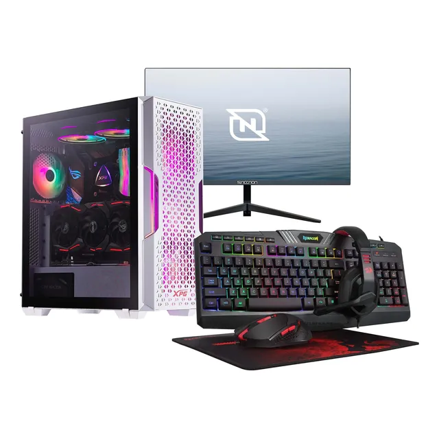 Kit Pc Gamer Monitor 21.5 Ryzen 7 5700x Ram 32gb Ssd 1tb