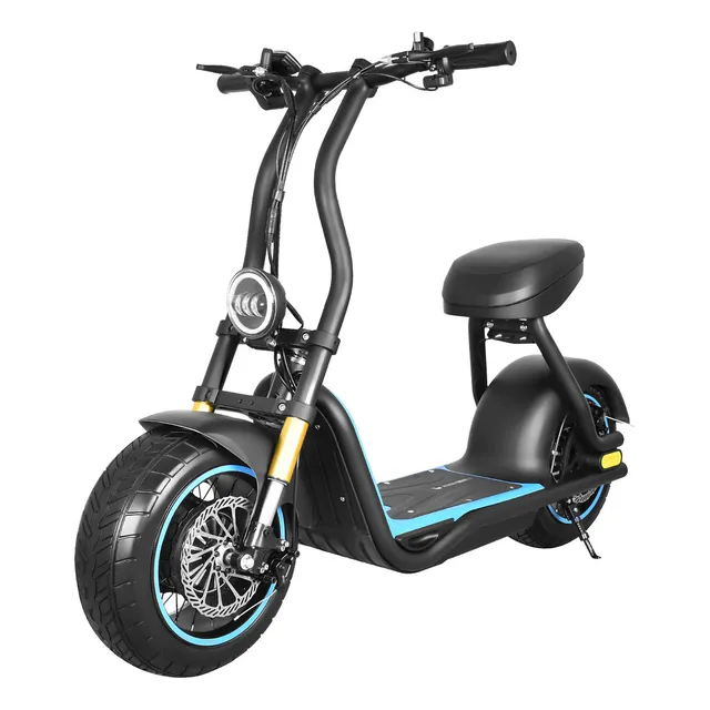 Honey Whale Scooter Eléctrico H10 Para Adulto 13ah Aut. 40km Color Negro