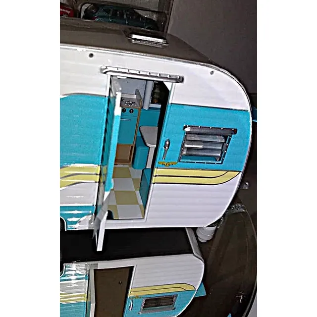 Motor Home Catola Deville 1958.1/24 Greenlight.espectacular!