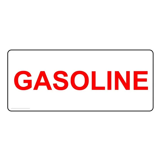 Compliancesigns Etiqueta Engomada Seguridad Gasolina Vinilo