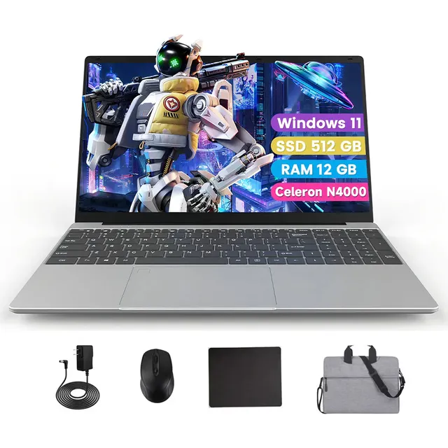 Laptops 14.1'' Portátil Notebook 12gb 512gb Español Teclado