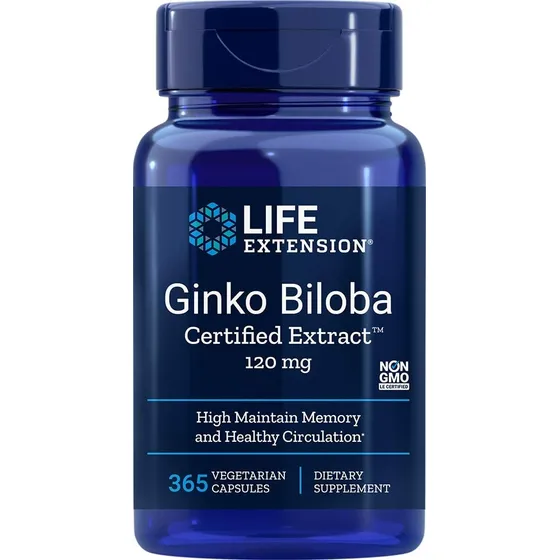 Suplemento Life Extension: Extracto Certificado De Ginkgo Bi