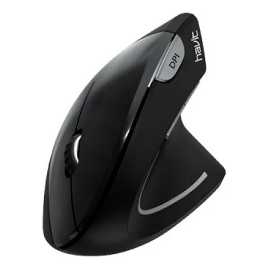 Mouse Vertical Inalámbrico Havit Ms550gt 6 Botones 1600dpi