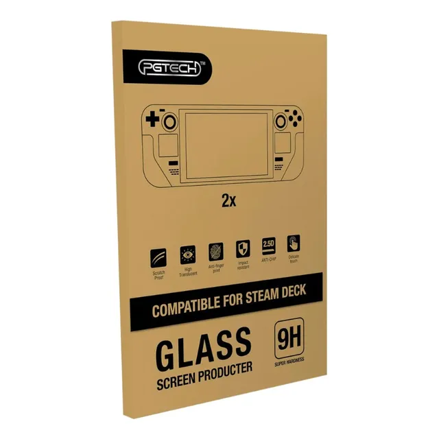 Protector De Pantalla Glass Templado Para Consola Steam Deck