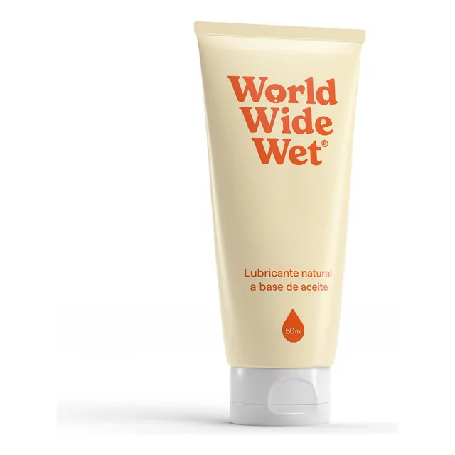 Lubricante Íntimo Base Aceite World Wide Wet 100% Natural