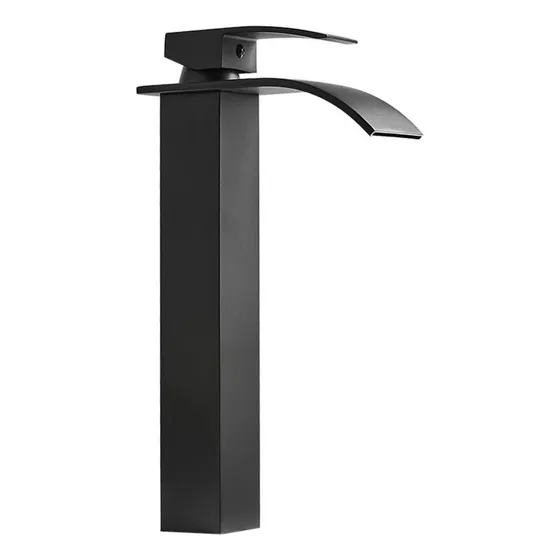 Llave Mezclador Lavamanos En Acero Inoxidable Tipo Cascada