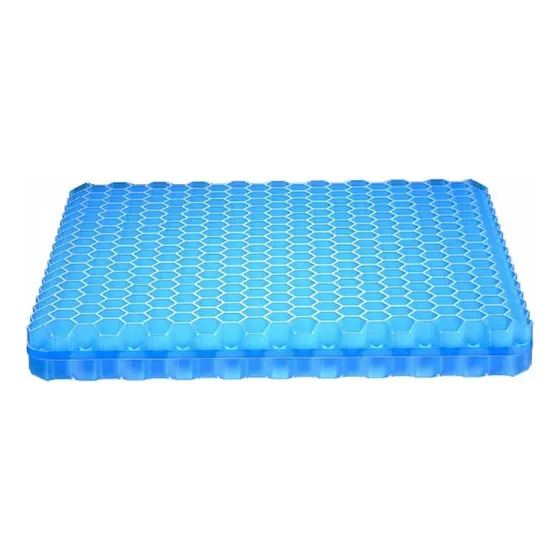 Cojin Ergonomico Silicon Gel Panal Asiento Auto Silla Comodo