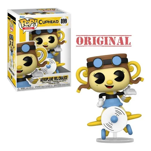 ¡Funko Pop! Juegos: Cuphead - Aeroplane Ms. Chalice 899