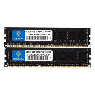 Memoria Ram Ddr3l Gamer Color Negro 16gb( 2x8gb) Rasalas 1333u 1.35v Udimm Pc3-10600u Computadoras De Escritorio Memoria Ram Ddr3l Gamer Color Negro 16gb( 2x8gb) Rasalas 1333u 1.35v Udimm Pc3-10600u Computadoras De Escritorio
