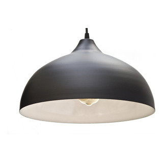 Lámpara Colgante Goute Negra Con Blanco De 35cm Diámetro Lámpara Colgante Goute Negra Con Blanco De 35cm Diámetro