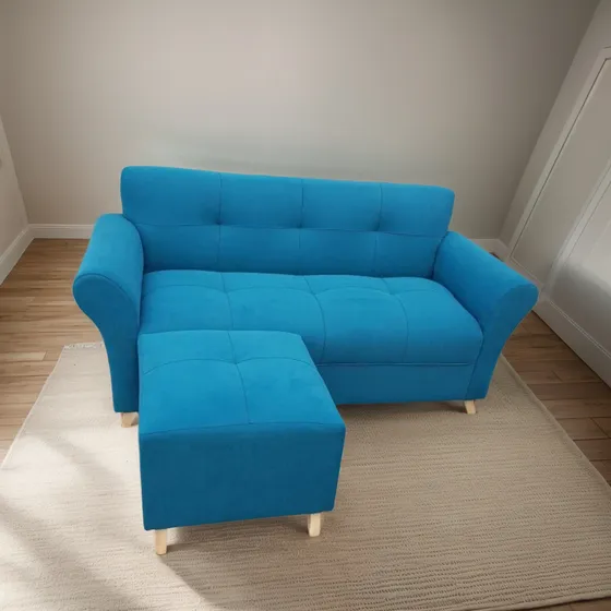 Sofa Sillon De 3 Cuerpos Nordico Mas Isla Color A Eleccion !