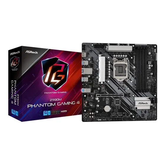 Tarjeta Madre Asrock Z590 Gaming 4 Phanton Lga 1200/rgb/ddr4