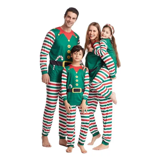 Oriental Elife Pijama Elfo Mujer Navidad