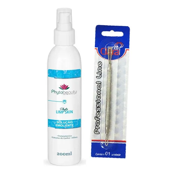 Kit Amolecedor Comedões Cravos 200ml Trieta 10% Com Extrator
