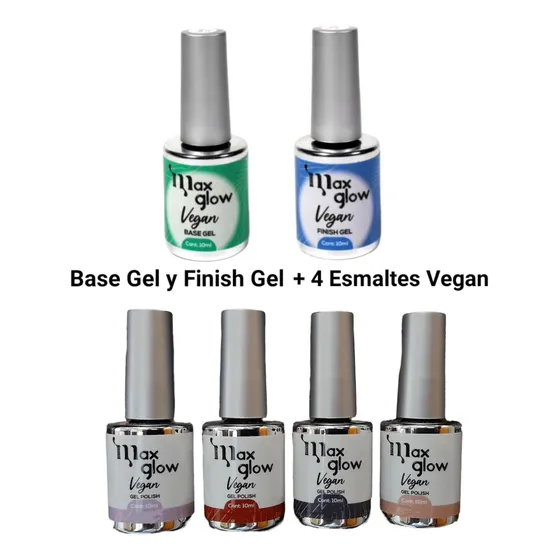 Esmalte Semipermanente Uv Vegan Free Max Glow Uñas Manicure