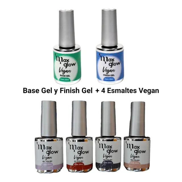 Esmalte Semipermanente Uv Vegan Free Max Glow Uñas Manicure