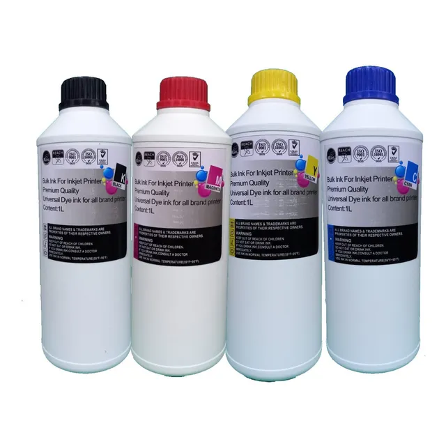 Kit 4 Litros Tinta Generica Para Marca Hp Epson Brothe Canon