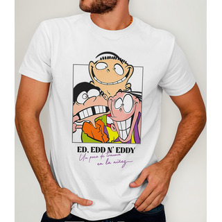 Playera Ed, Edd Y Eddy Caricaturas Retro Para Hombre #76 Playera Ed, Edd Y Eddy Caricaturas Retro Para Hombre #76