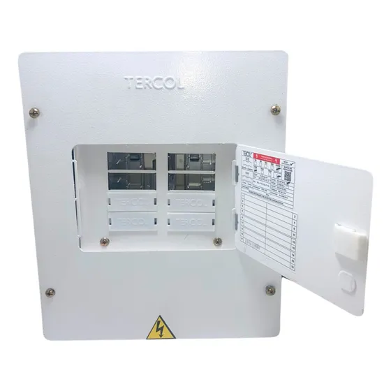 Tablero 8 Circuitos 125a Con Puerta Blanco Retie Tercol