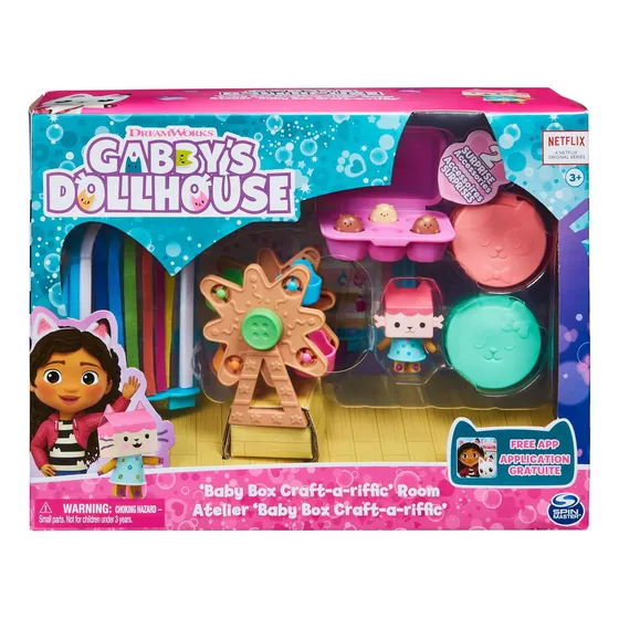 Cuarto Bebe Caja Gabbys Dollhouse Casa De Muñecas De Gabby
