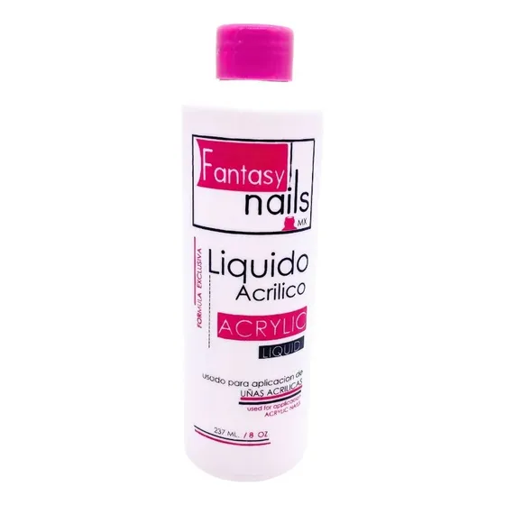 Acrílico Liquido Monomero Uñas Acrílico Fantasy Nails 8oz