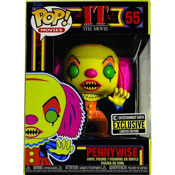 Funko Pop It Terror Exclusive Original 55 Fluorescente 
