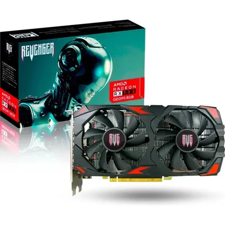 Placa De Video Amd Radeon Rx580 8gb Gddr5 256 Bits revenger