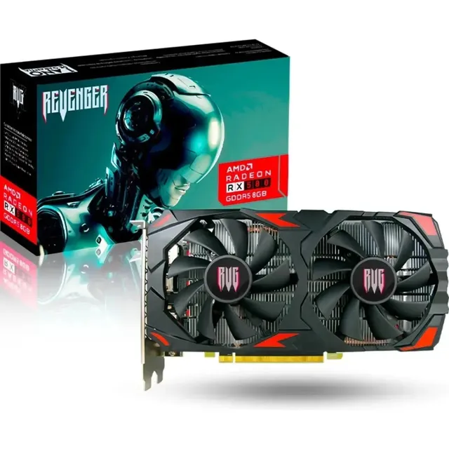 Placa De Video Amd Radeon Rx580 8gb Gddr5 256 Bits revenger