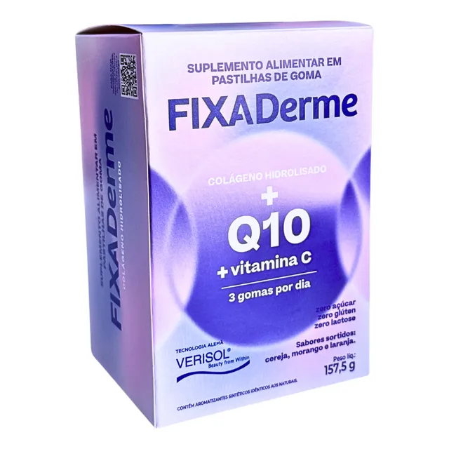 Fixaderme Q10 45 Gomas Colágeno Verisol Eurofarma