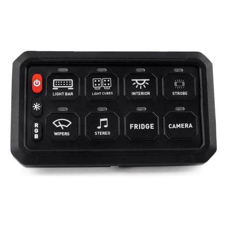 Panel Touch Premium Para 8 Switchs Botonera Bluetooth Panel Touch Premium Para 8 Switchs Botonera Bluetooth