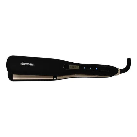 Planchita de pelo Siegen Alisadora Sg 3850 Cerámica Más Tourmalina Nanosilver 230°c negro | Cuotas sin interés