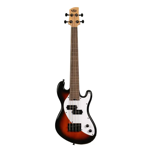 U-bass Cuerpo Sólido Fretless Marron Burst Kala