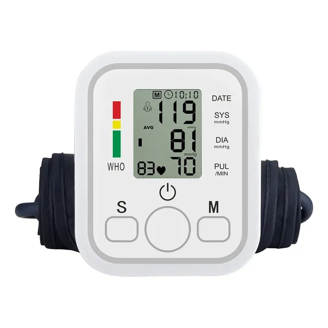 Tensiómetro Digital Con Voz, Monitor De Presión Arterial