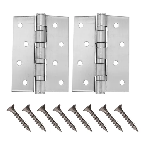 Nuevo Bisagra Resistente De Acero Inoxidable, 2 Unidades
