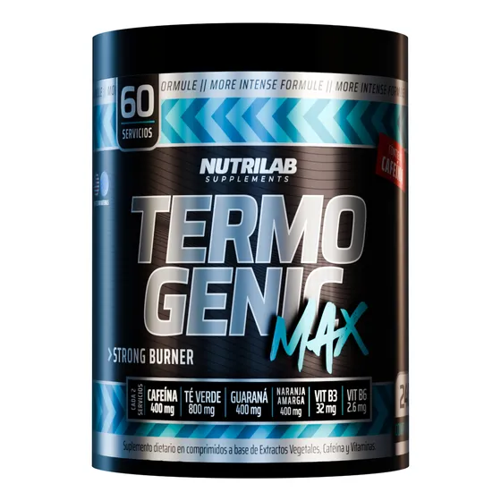 Termogenic Max Quemador De Grasa Nutrilab Perdida De Peso Sabor Neutro