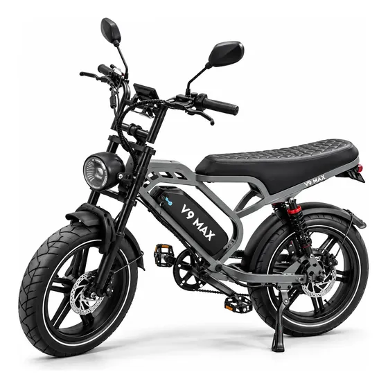 Bicicleta Bike Eletrica V9 Max 60km Autonomia Urbana 32km/h