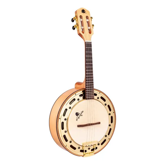 Banjo Marquês Maple Natural Aro Dourado Baj-150ntel