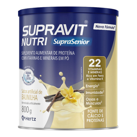 Supravit Nutri Suplemento Alimentar 800g Baunilha Supravit Nutri Suplemento Alimentar 800g Baunilha