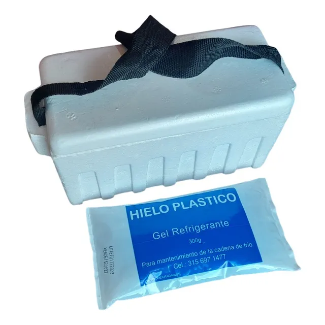 Nevera Icopor Para Insulina + Gel Refrigerante 300g