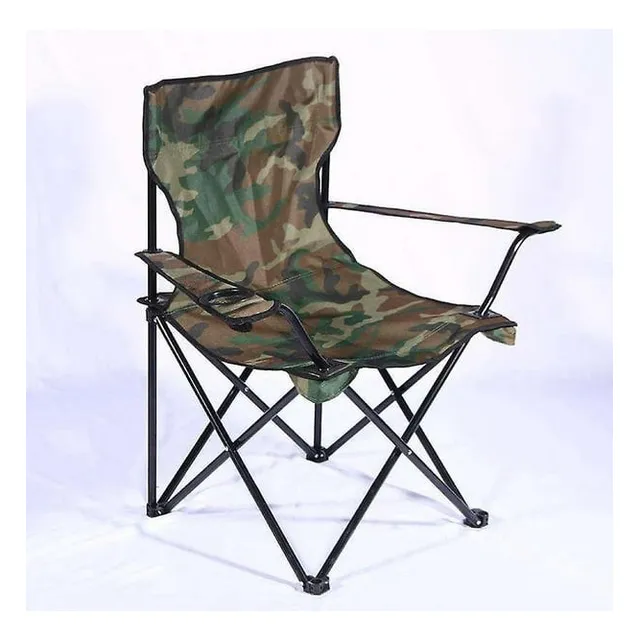 Silla Playera Plegable Con Porta Vasos Y Funda Camping Casa 