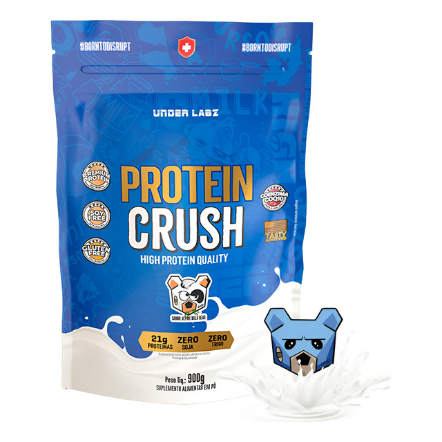 Whey Protein Crush Refil 900g Alpine Milk - Under Labz Sabor Milk Bear Whey Protein Crush Refil 900g Alpine Milk - Under Labz Sabor Milk Bear