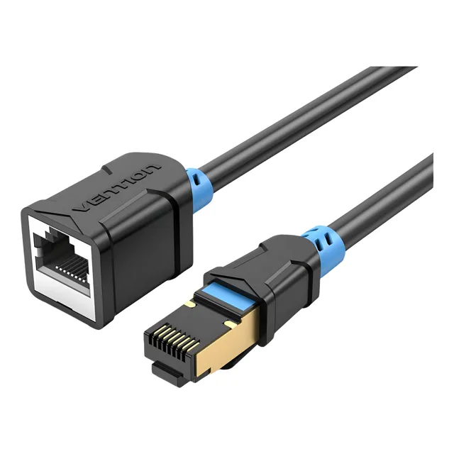 Cable De Extensión Ethernet Vention Iblbj Cat6 5m Negro