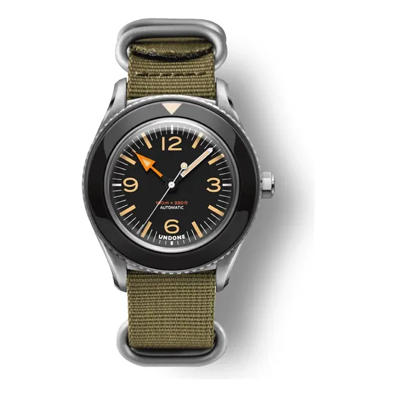 Undone Reloj Automático Basecamp Classic Original De 40 Mm, 