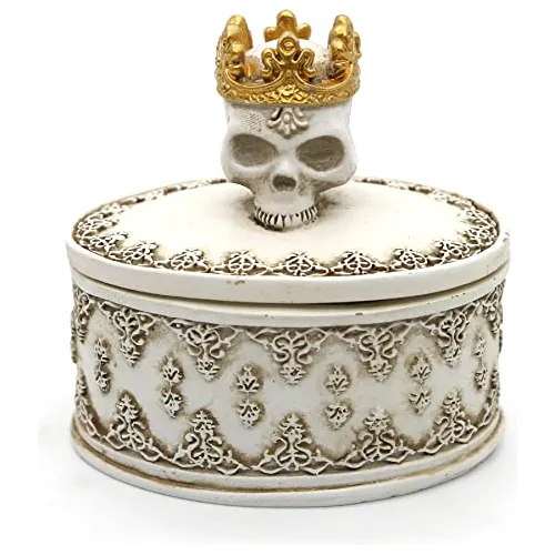 Regalo Halloween Caja De Joyería Calavera - Corona 4zxyr