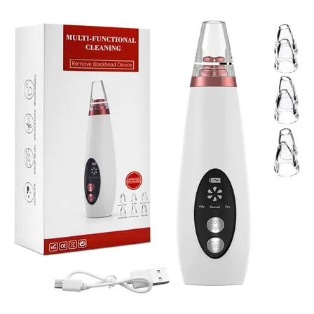 Extractor De Puntos Negros Electrico Recargable 6 Puntas