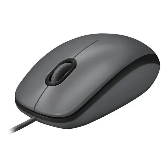 Mouse Logitech M90 Usb 1000dpi Ambidestro Cor Preto